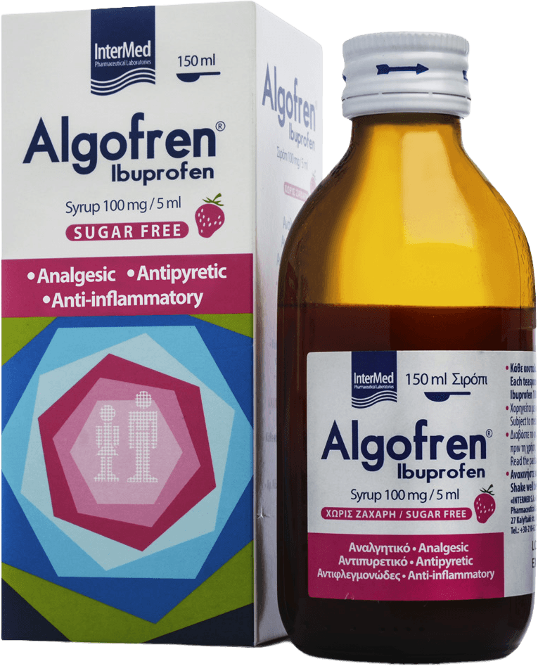 Algofren syr 100mg/5ml - 150ml