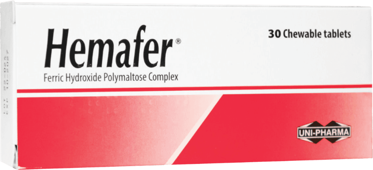 Hemafer tabl. përtypëse 100mg/30 Tab
