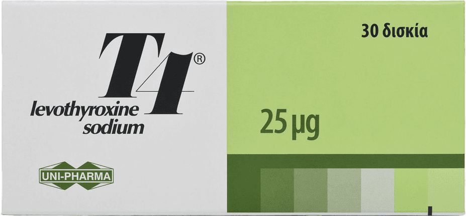 T4 - 25mcg tab x 30 tbl
